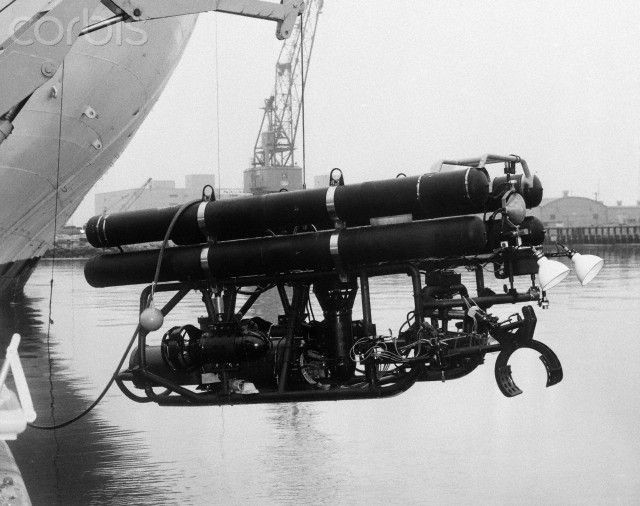 Navy CURV Underwater Retrieval Robot