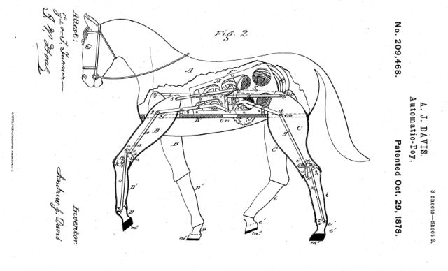 mechanical horse toy