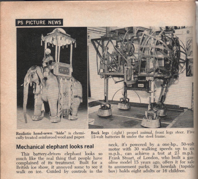 1965 - Electrophant Mechanical Elephant - Frank Stuart (British