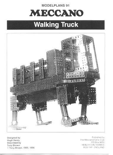 More Meccano Walking Machines & Robots 